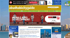 Desktop Screenshot of abudhabicityguide.com